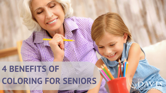 four benefits of coloring - for seniors