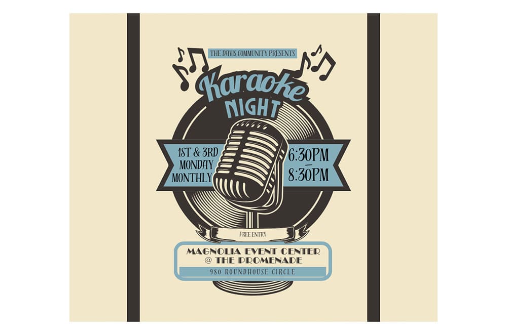 Karaoke Night Event Poster