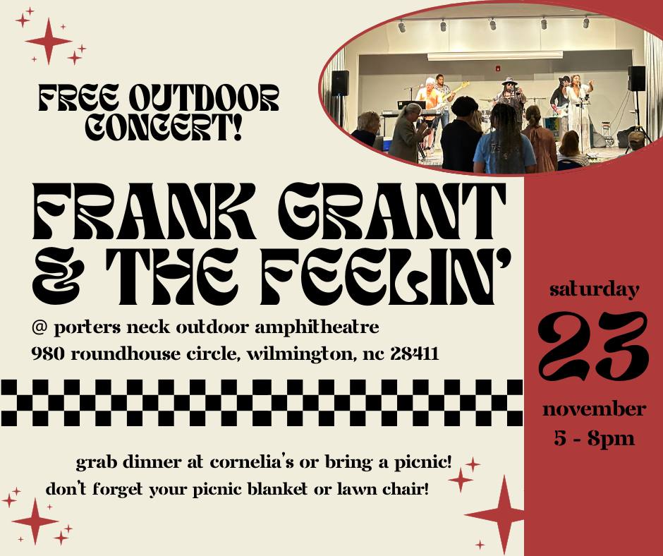 Free Concert: Frank Grant and The Feelin'