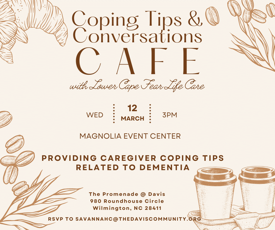 Coping Tips & Conversations Cafe for Caregivers